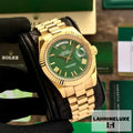 Day Date Gold Green Dial 40mm Japanese Automatic