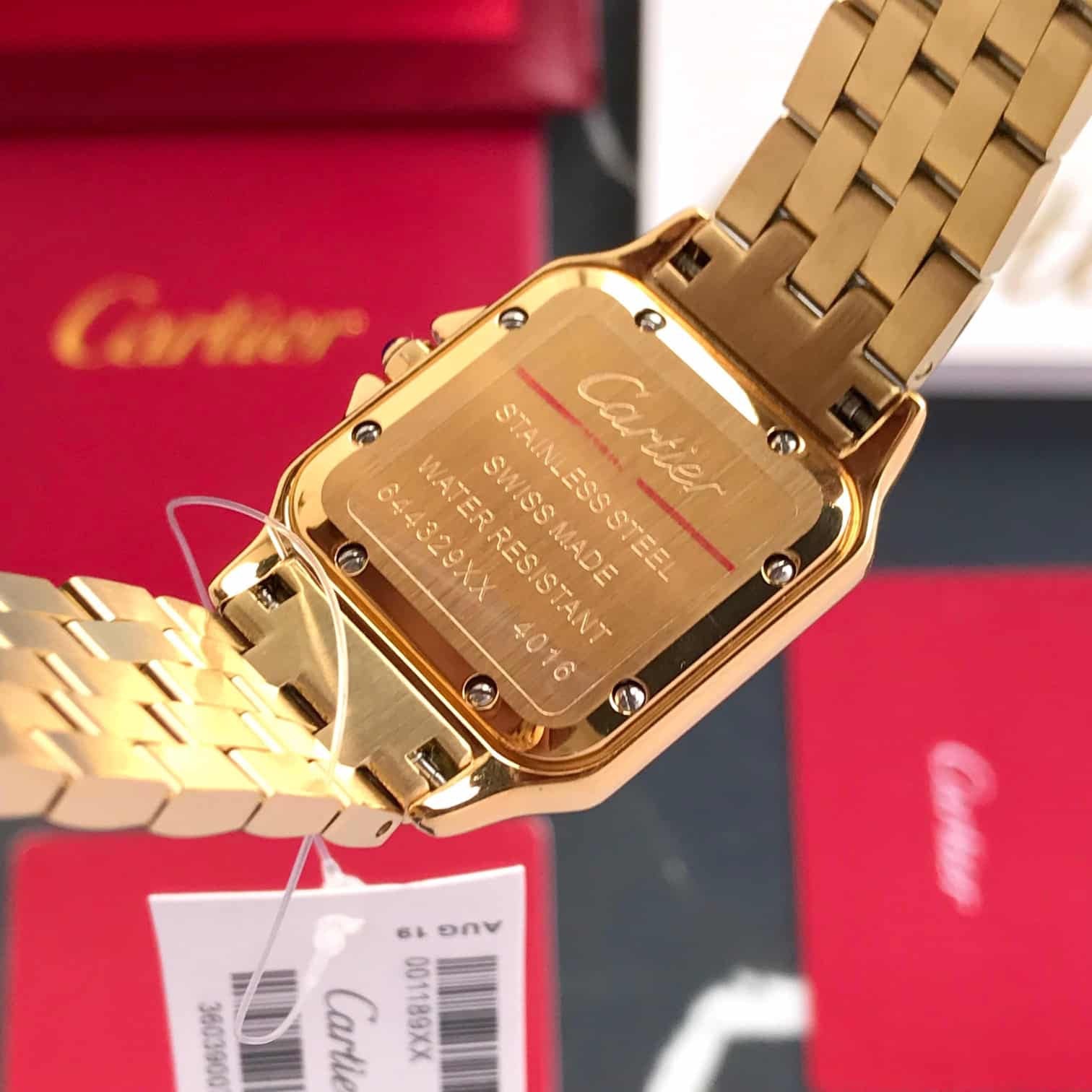 Cartier Panthere De Cartier Gold White Dial Japanese Quartz