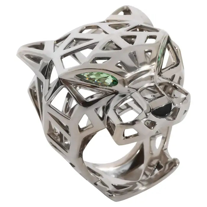 BAGUE PANTHERE DE CARTIER-WHITE-GOLD