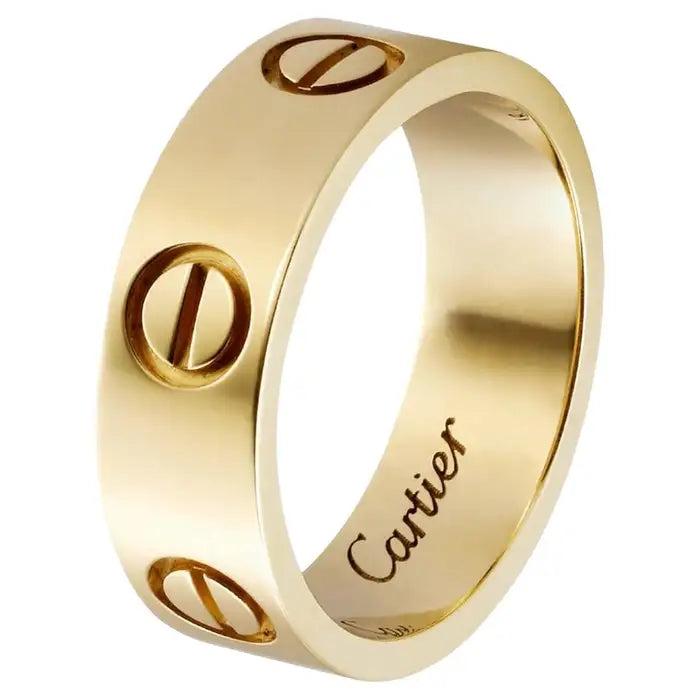 BAGUE CARTIER LOVE MODÈLE CLASSIQUE GOLD