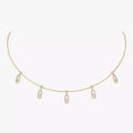 COLLIER MESSIKA CHOKER MOVE UNO PAMPILLE PAVE GOLD