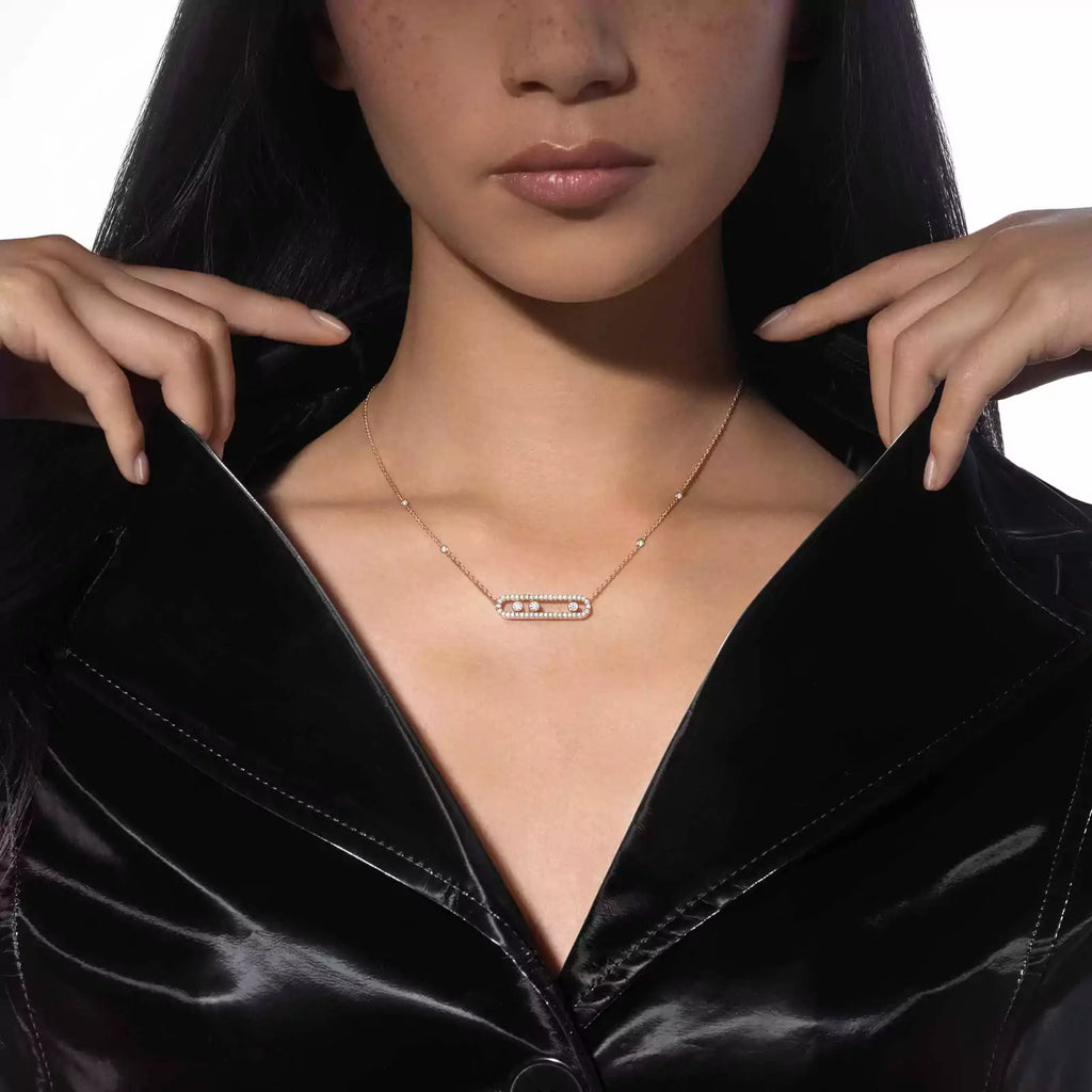 COLLIER MESSIKA MOVE PAVÉ ROSE GOLD