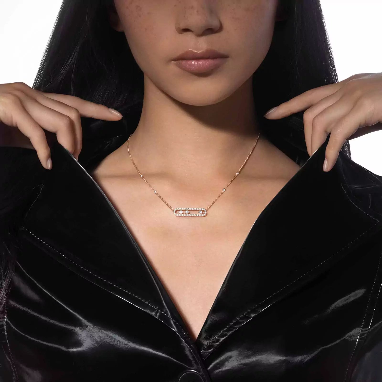 COLLIER MESSIKA MOVE PAVÉ ROSE GOLD