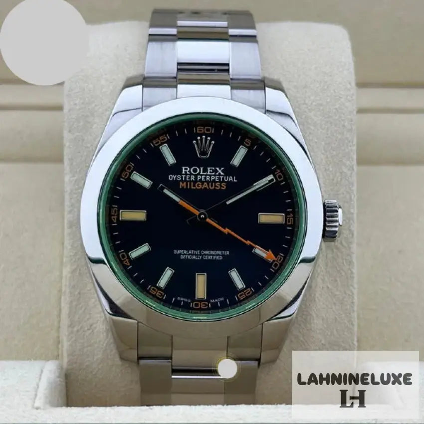 Milgauss Fond Noir Montre Homme