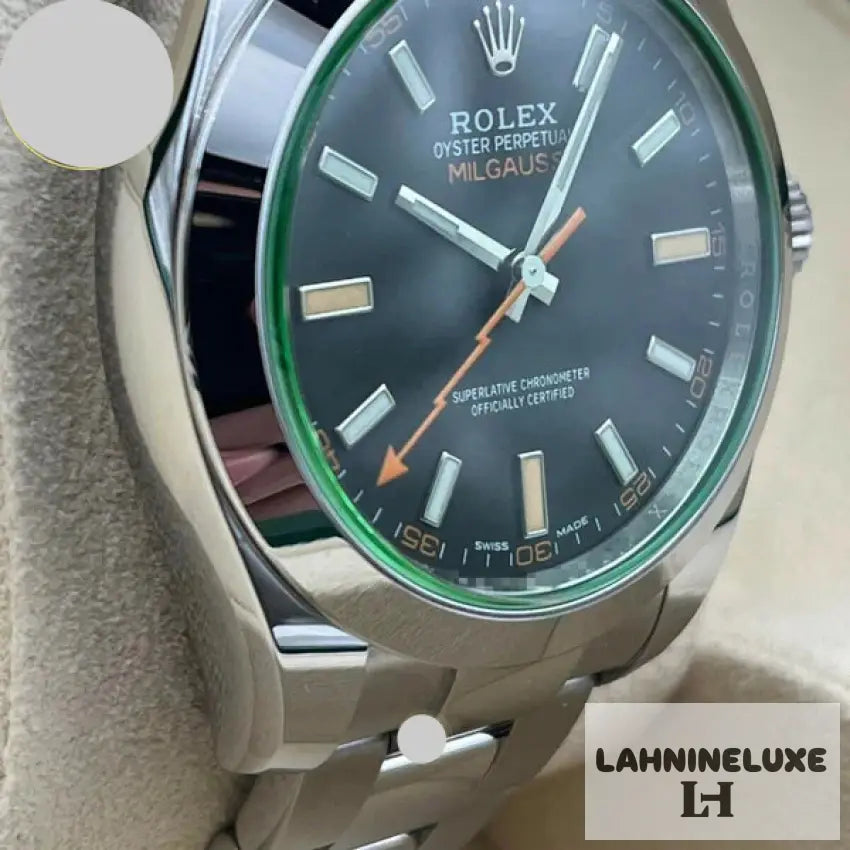 Milgauss Fond Noir Montre Homme