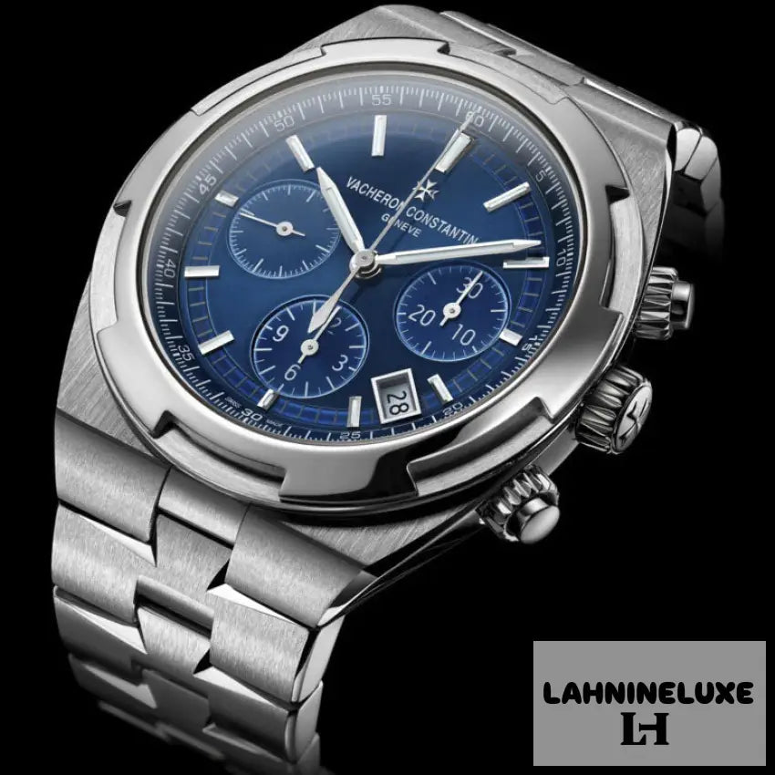 OVERSEAS CHRONOGRAPHE-GRIS/BLEU