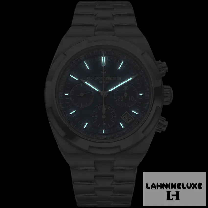 OVERSEAS CHRONOGRAPHE-GRIS/BLEU