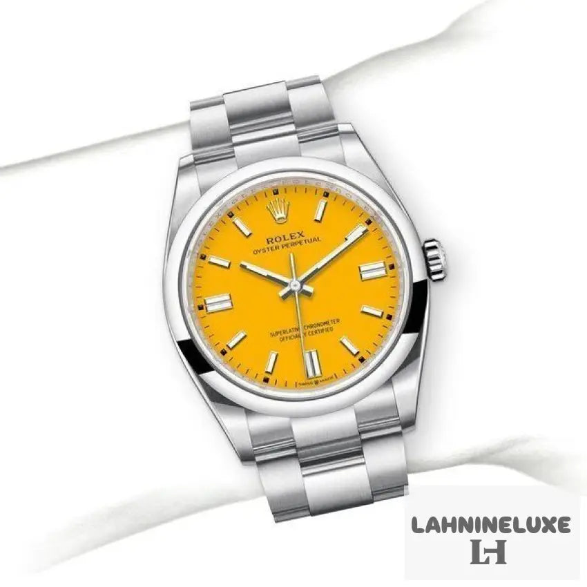 oyster perpetual jaune