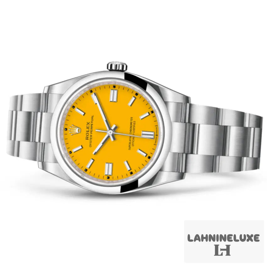 oyster perpetual jaune 36mm
