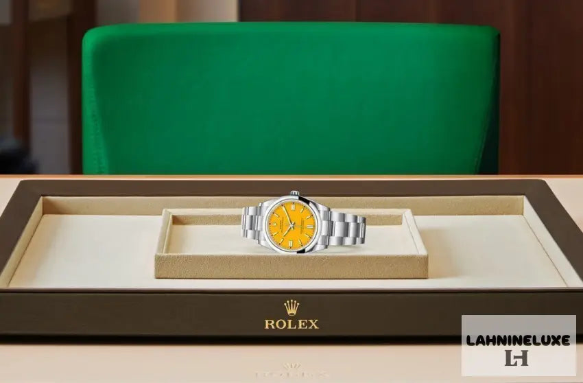 oyster perpetual jaune