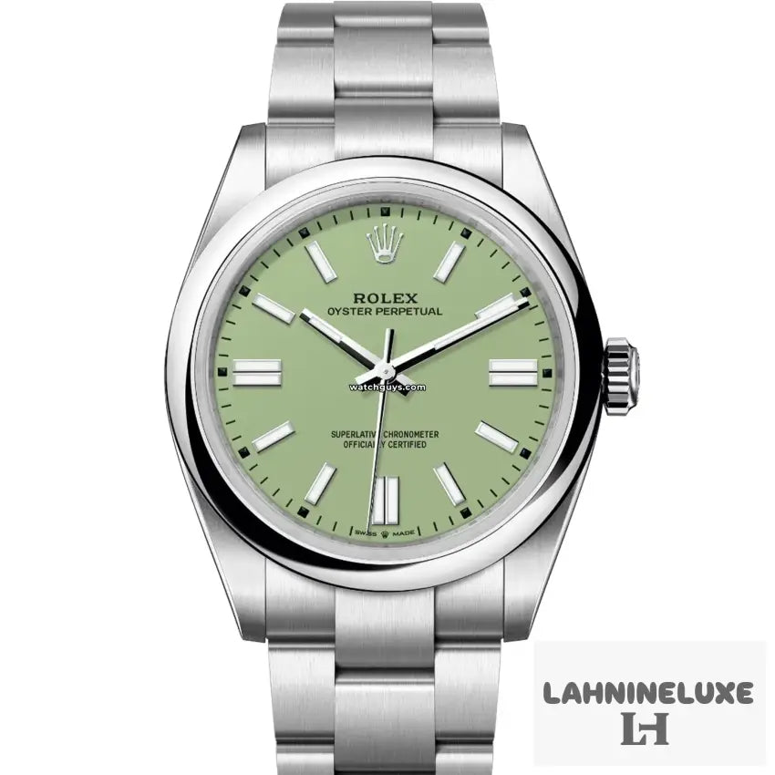 oyster perpetual pistachio