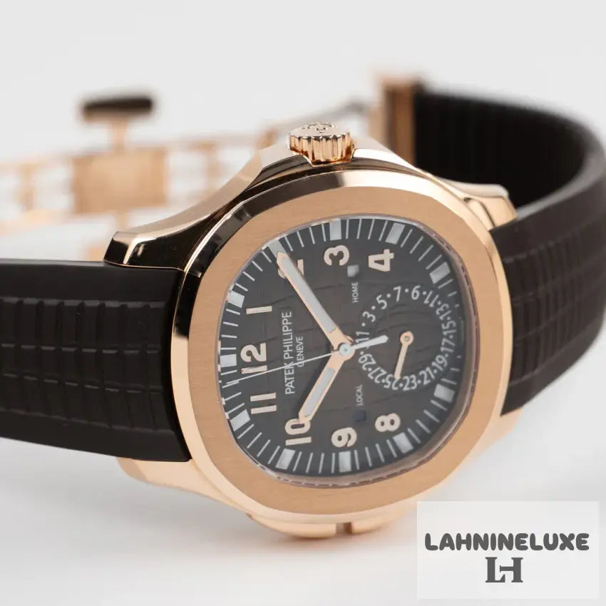 Patek Philippe Aquanaut Chronograph Rose Gold Brown Dial
