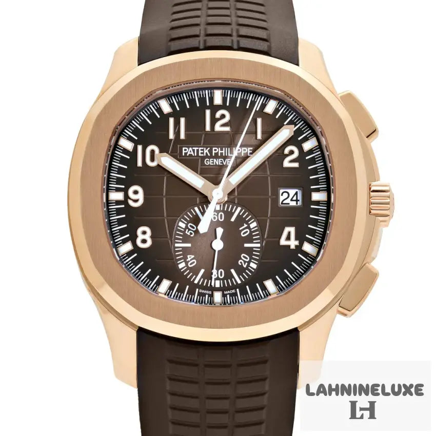 Patek Philippe Aquanaut Chronograph Rose Gold Brown Dial