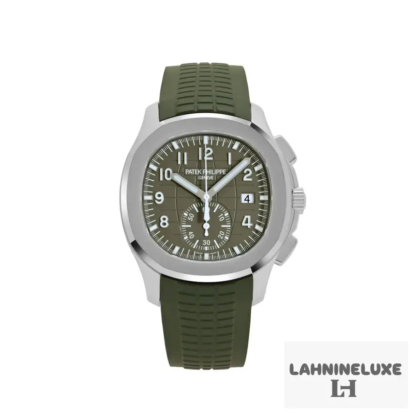 Patek Philippe Aquanaut Chronograph White Gold Khaki