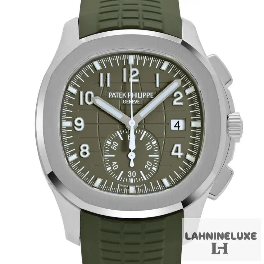 Patek Philippe Aquanaut Chronograph White Gold Khaki