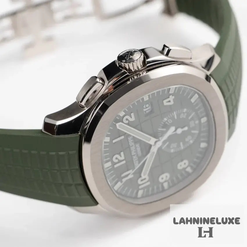 Patek Philippe Aquanaut Chronograph White Gold Khaki