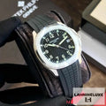 Patek Philippe Aquanaut Silver Black Swiss ETA Automatic Men’s Watch