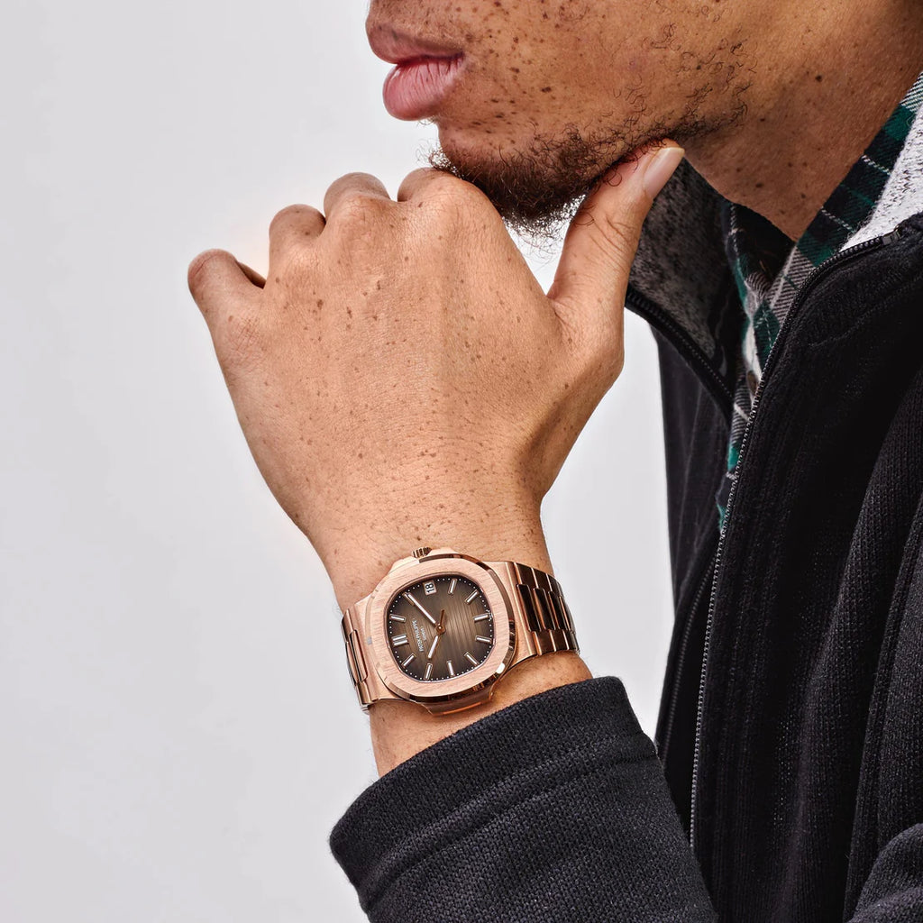 Patek Philippe Nautilus  Rose Gold Brown Dial