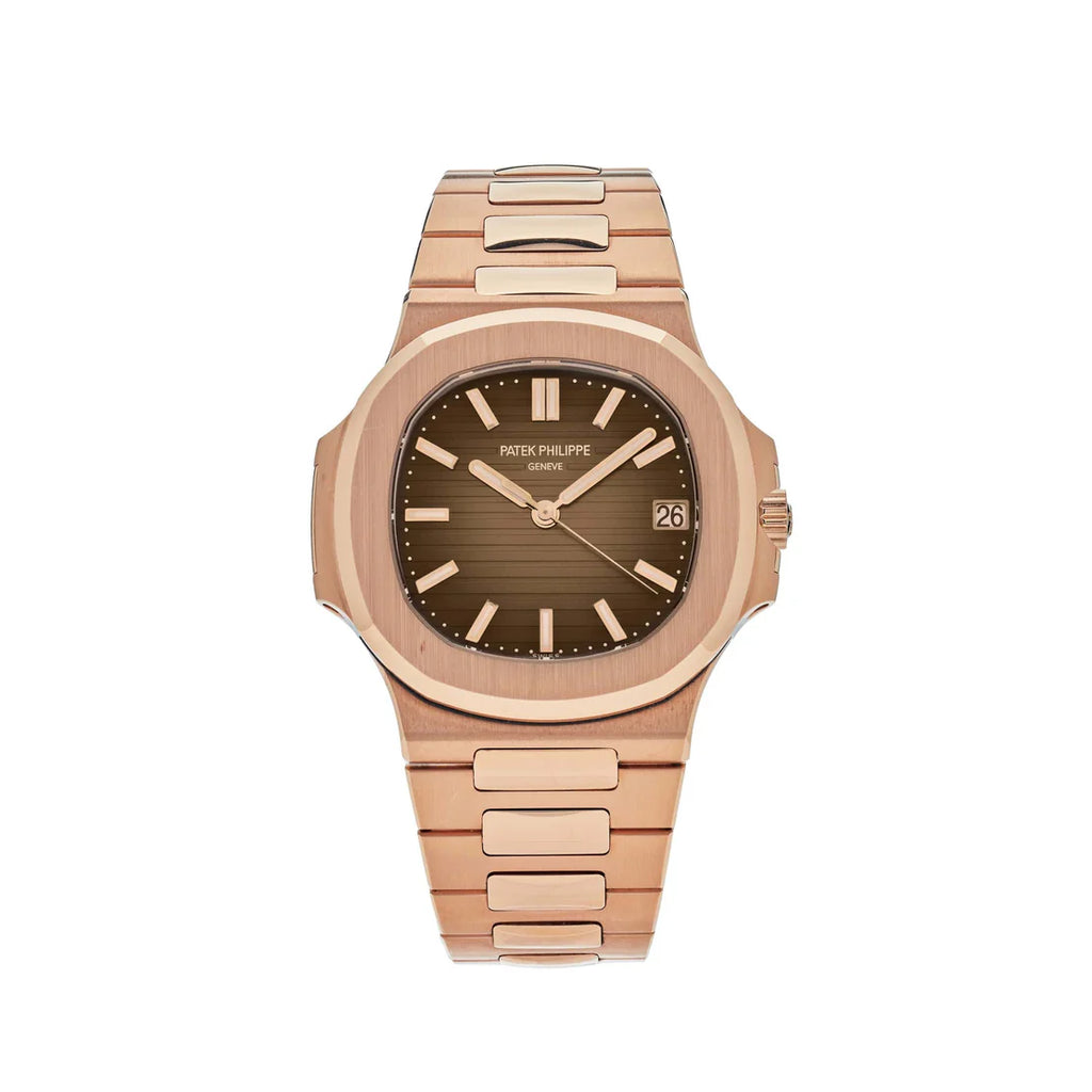 Patek Philippe Nautilus  Rose Gold Brown Dial