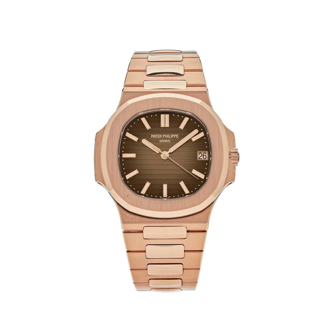 Patek Philippe Nautilus  Rose Gold Brown Dial