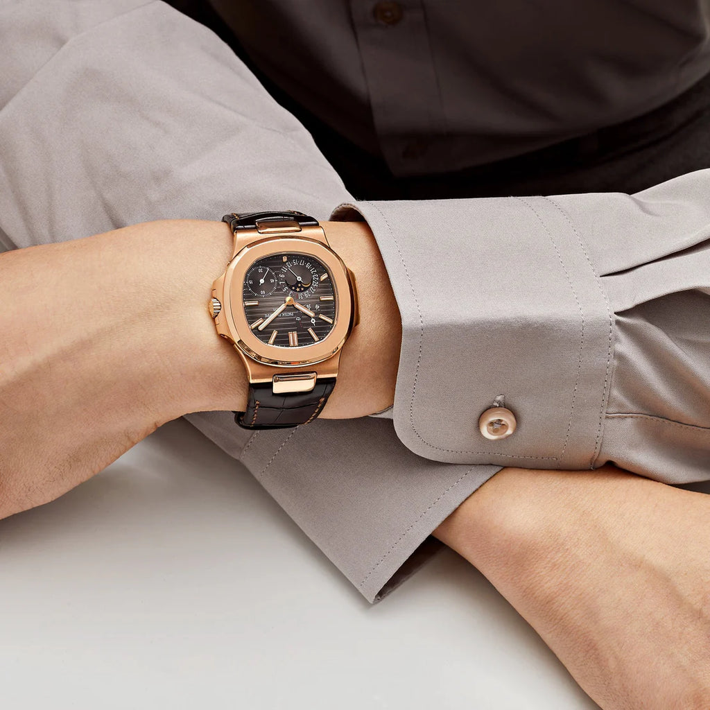 Patek Philippe Nautilus 5712R-001 Moon Phases Rose Gold
