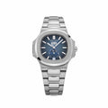 Philippe Nautilus Annual Calendar Stainless Steel Blue Dial