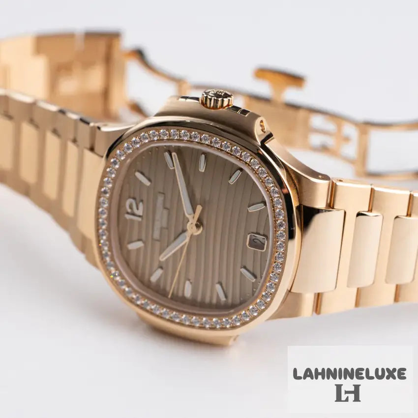 Patek Philippe Nautilus ’Ladies’ Rose Gold Diamond Bezel (2026)