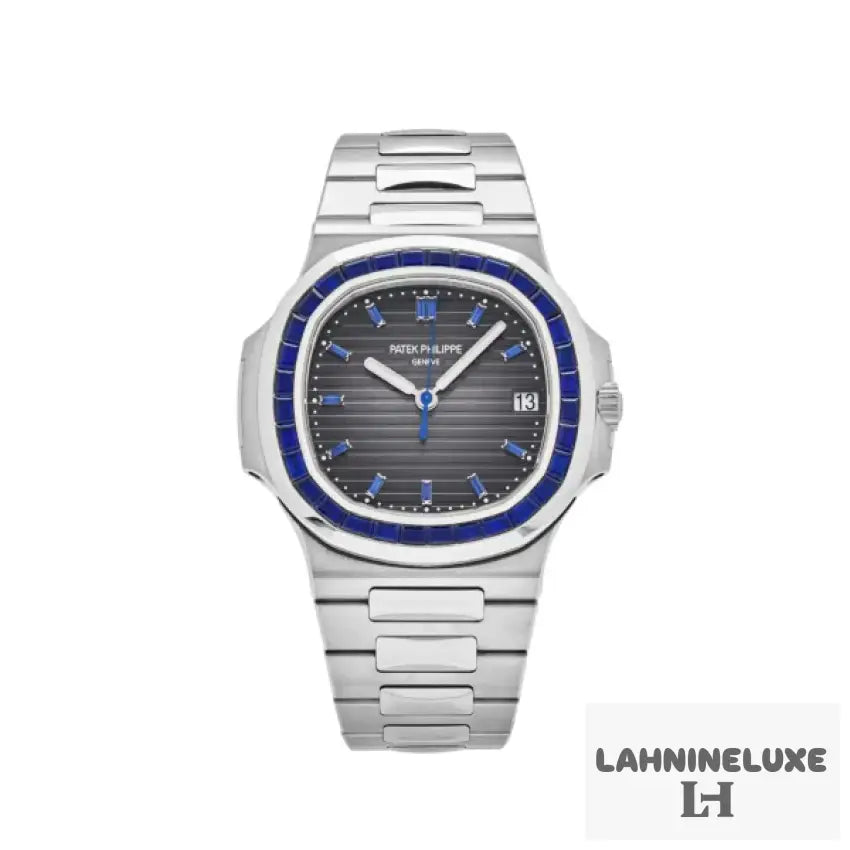 Patek Philippe Nautilus Platinum Blue Sapphire