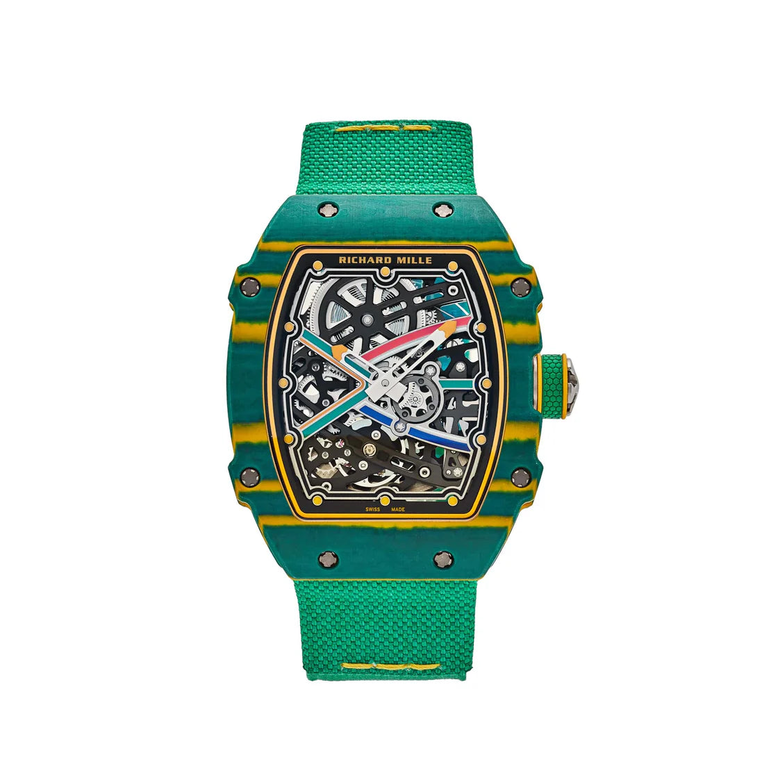 ichard Mille RM 67-02 'Wayde Van Niekerk' Green Yellow Quartz TPT