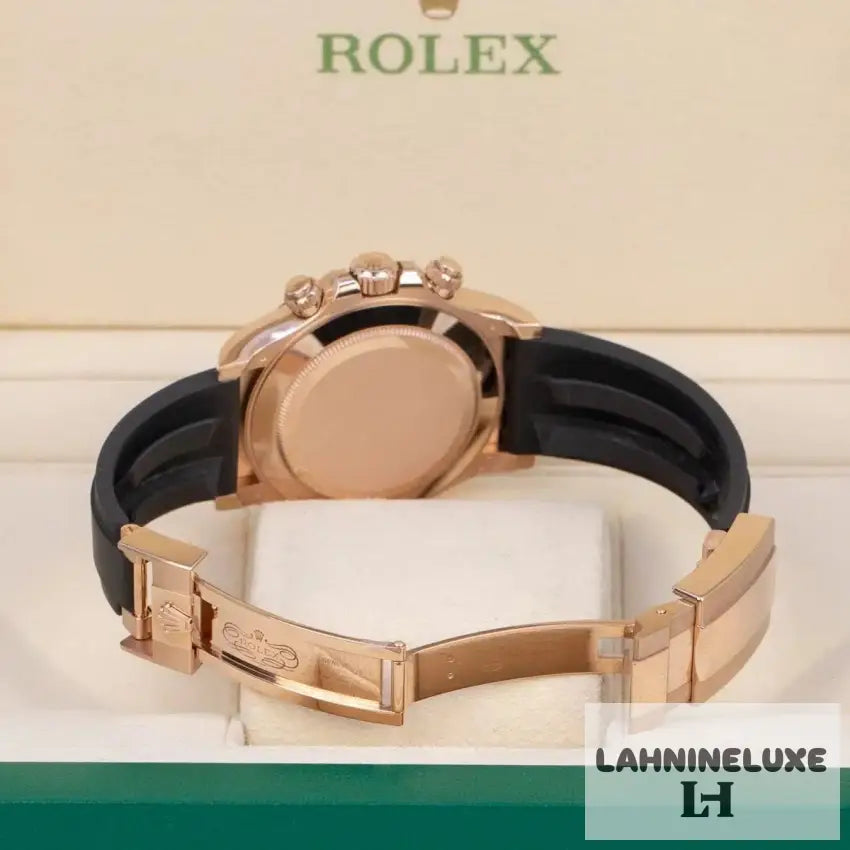 Rolex Cosmograph Daytona Chocolate Index Oysterflex Everose Gold