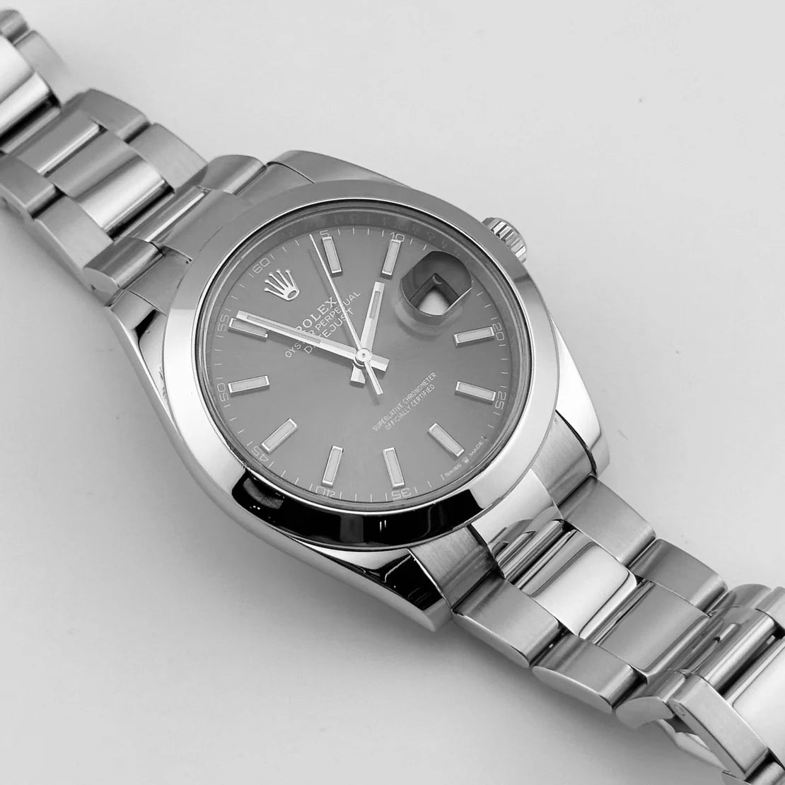 Datejust 41 126300 Stainless Steel Slate Dial Oyster (2019)