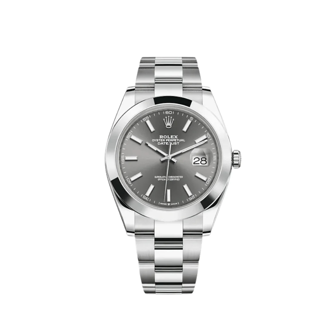 Datejust 41 126300 Stainless Steel Slate Dial Oyster (2019)