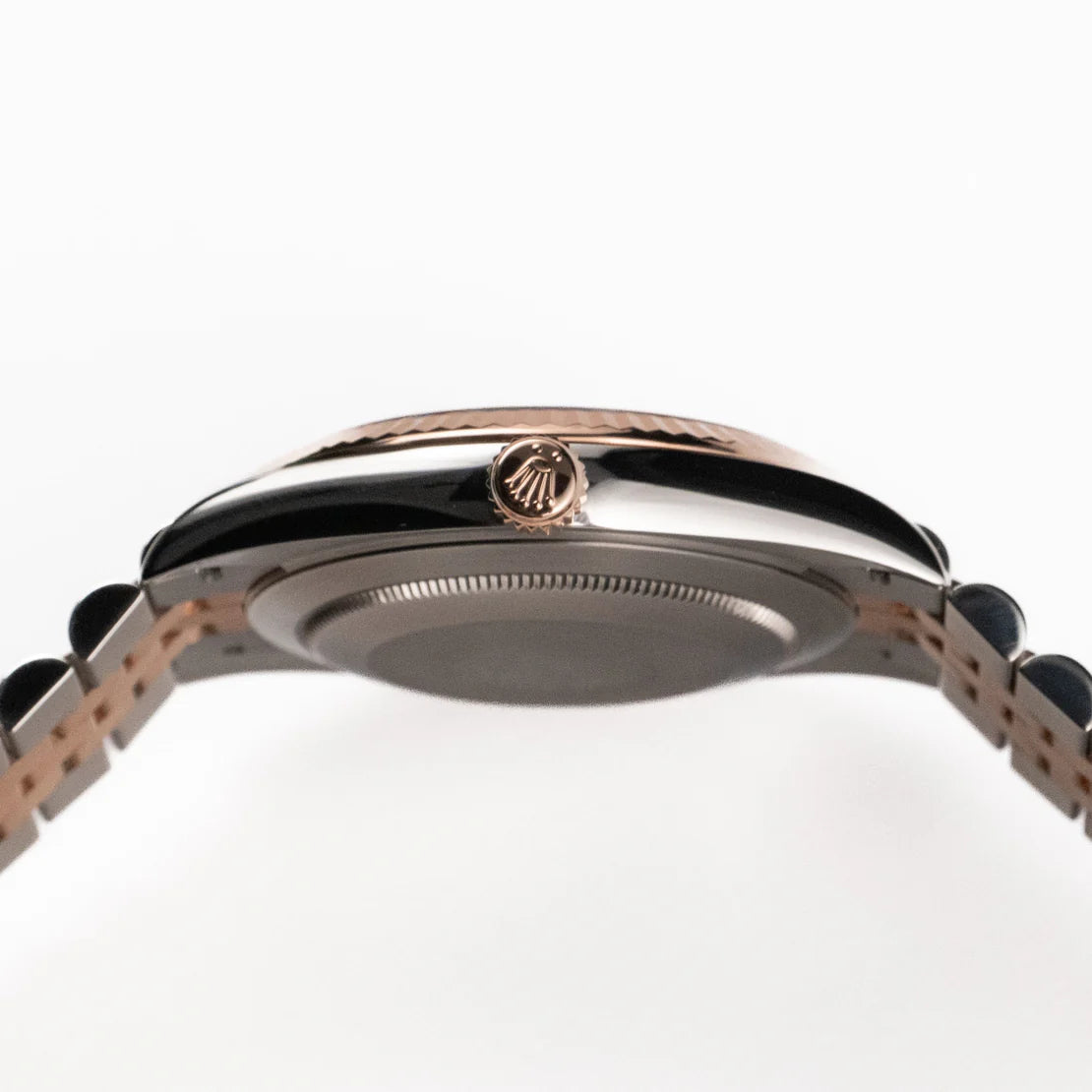 Datejust  Stainless Steel Rose Gold Chocolate Dial Jubilee