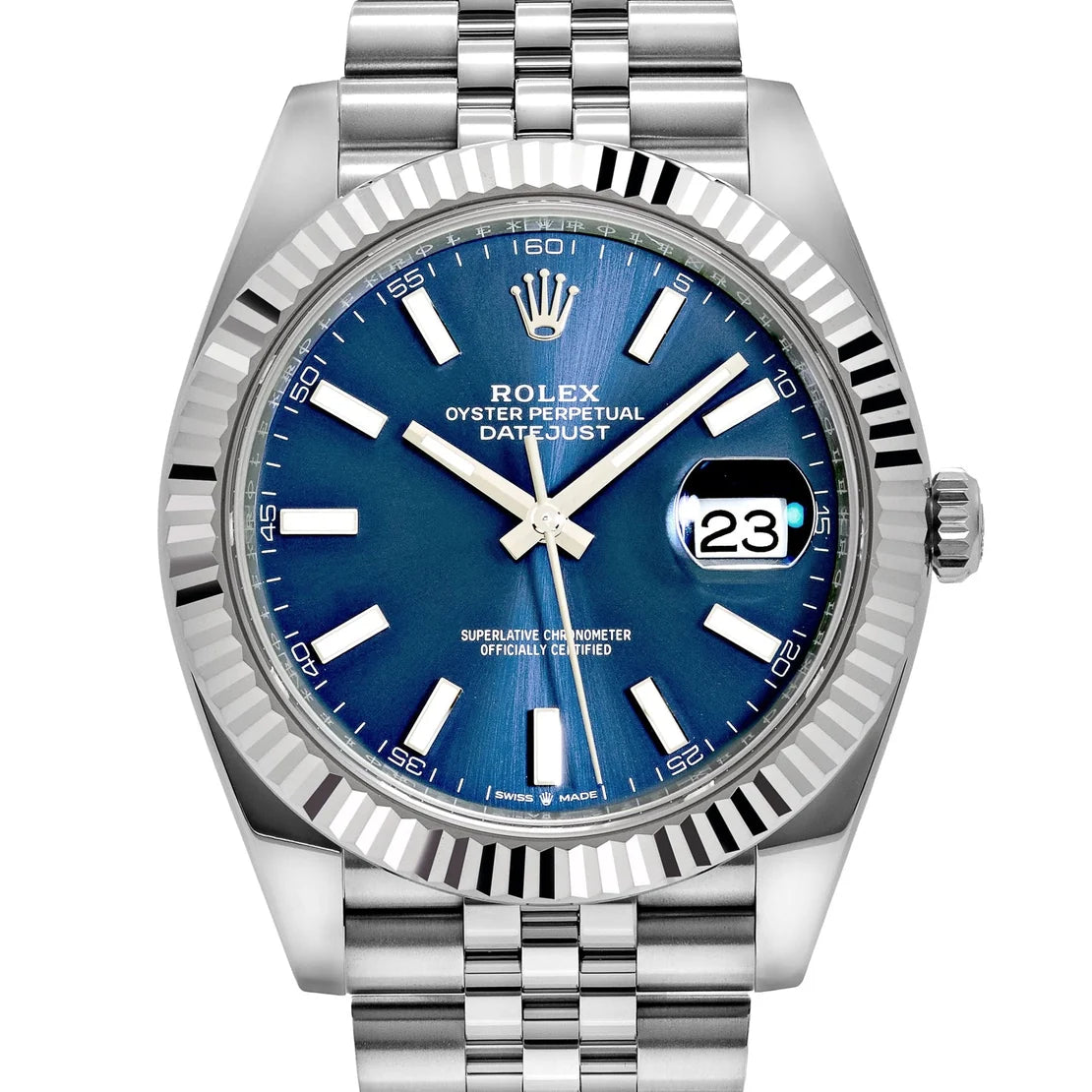 Datejust Stainless Steel Blue Dial Jubilee
