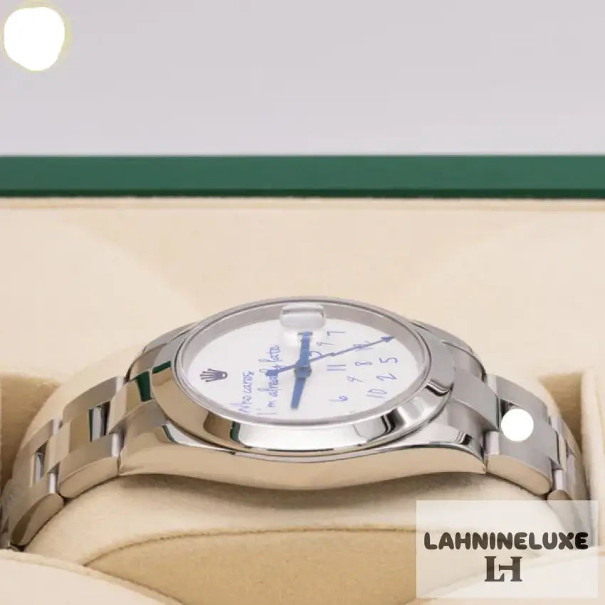Rolex Datejust 41 Who cares I‘m already late Dial
