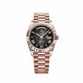 Day Date 2024 Rosegold Black Dial  ETA Automatic