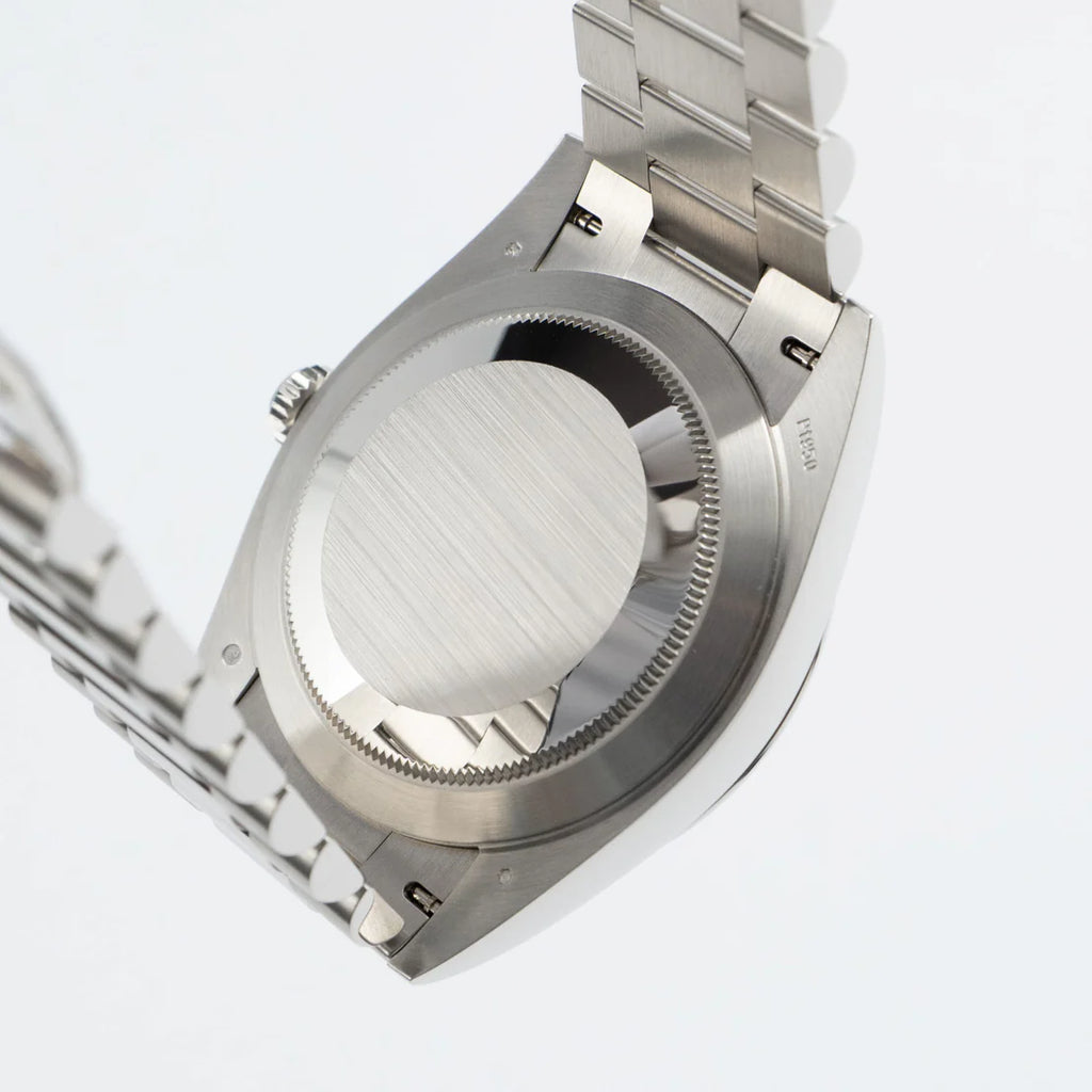 Rolexx  Day-Date  Platinum Meteorite Diamond Baguette Dial