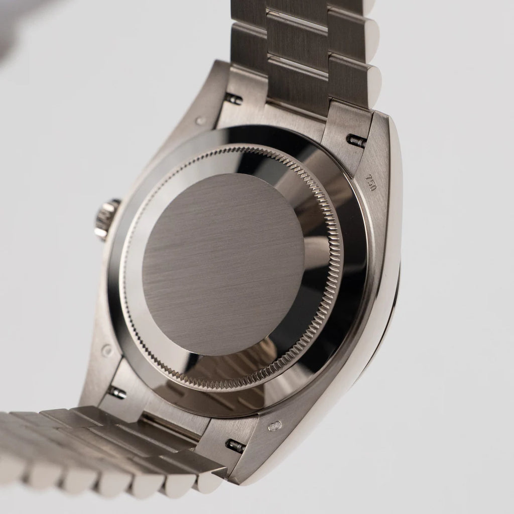 Rolex Day-Date  White Gold Black Dial