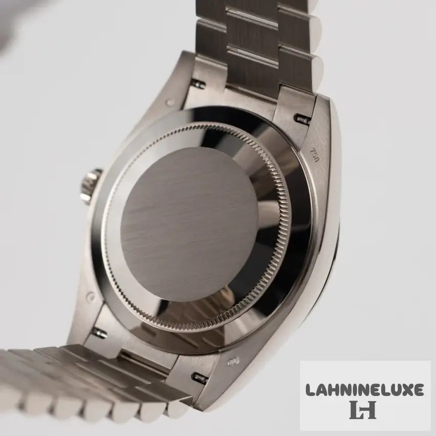 Rolex Day-Date White Gold Black Dial