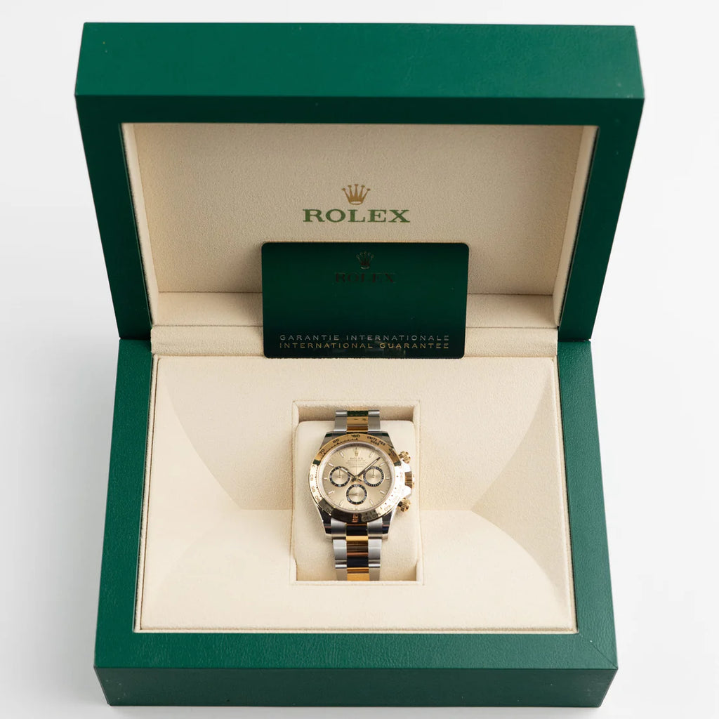 Daytona Yellow Gold Stainless Steel Champagne Dial