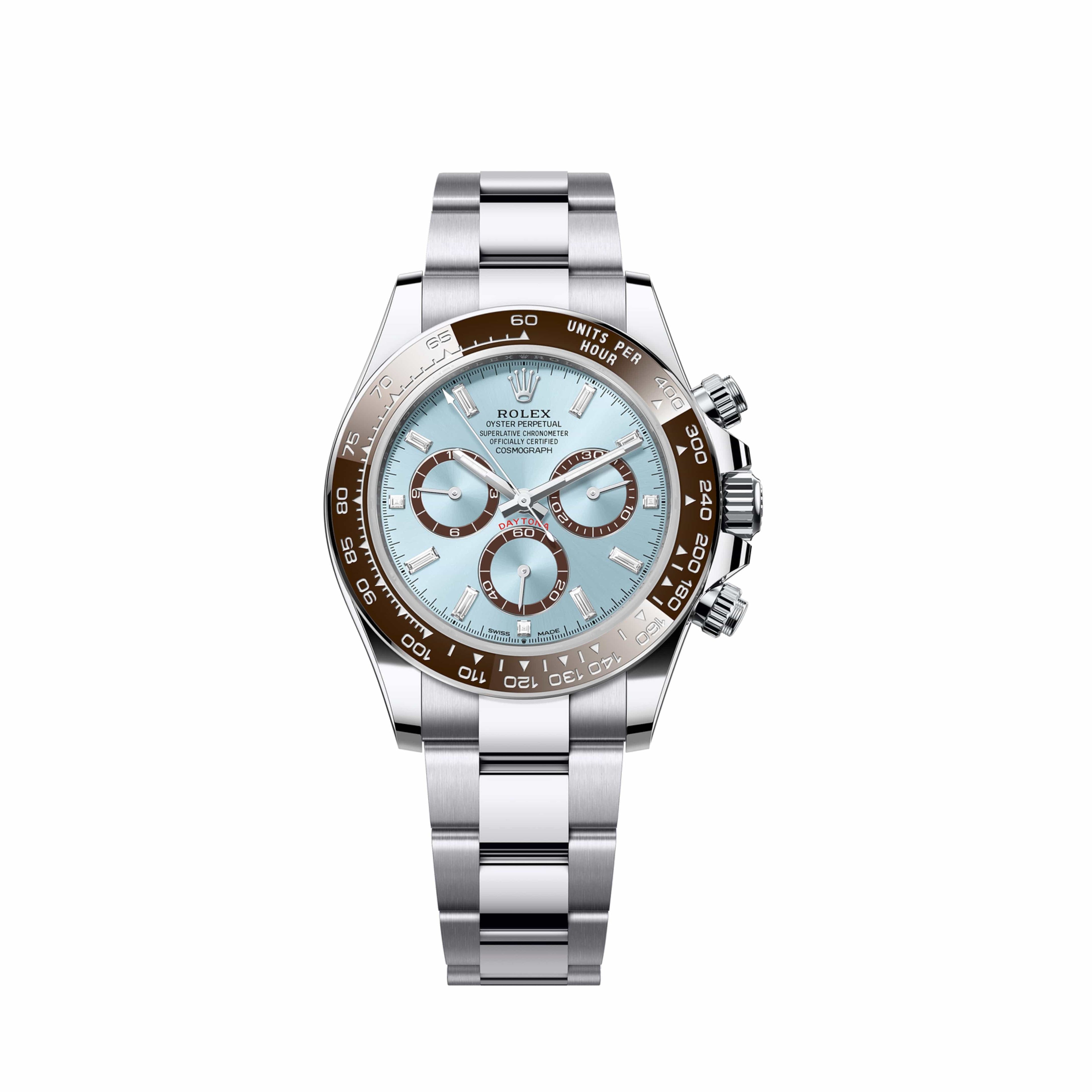Daytona Cosmograph Stainless Steel Sky Blue Dial Japanese Master Quality