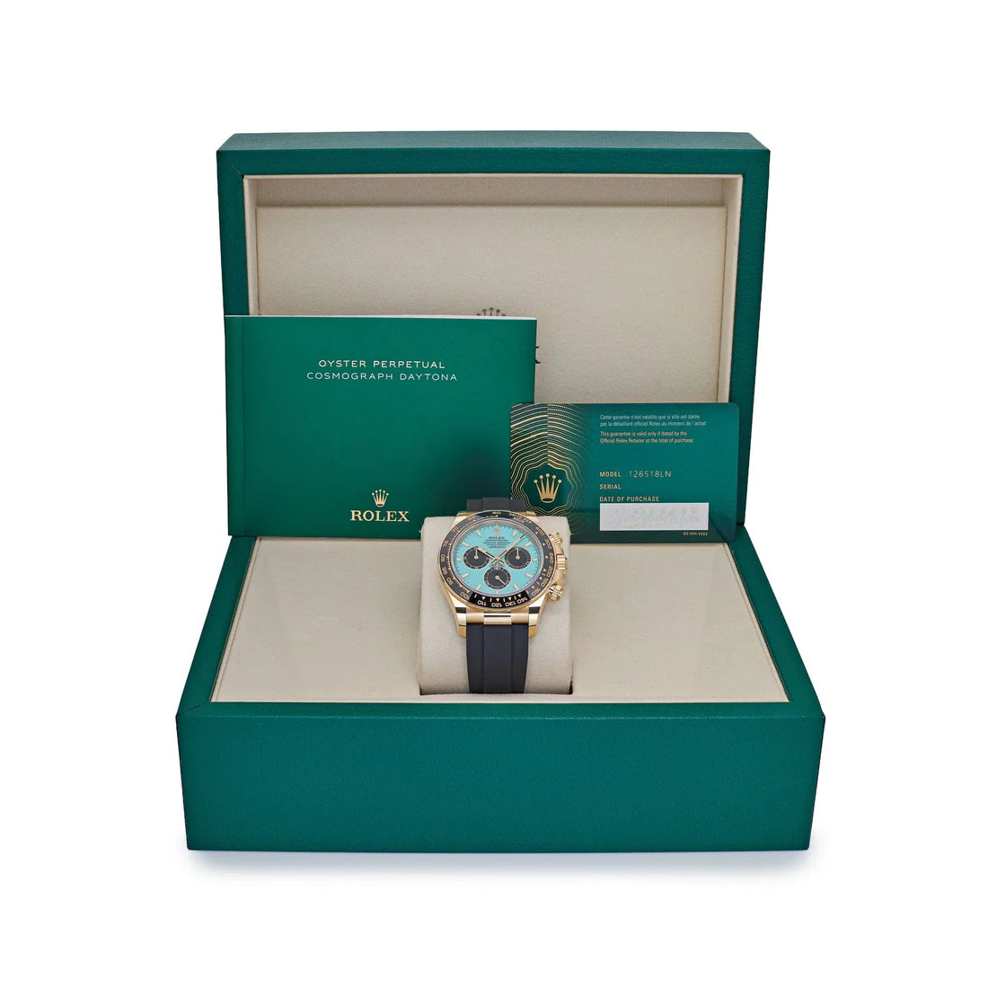 Daytona  Yellow Gold Turquoise Dial (2025)