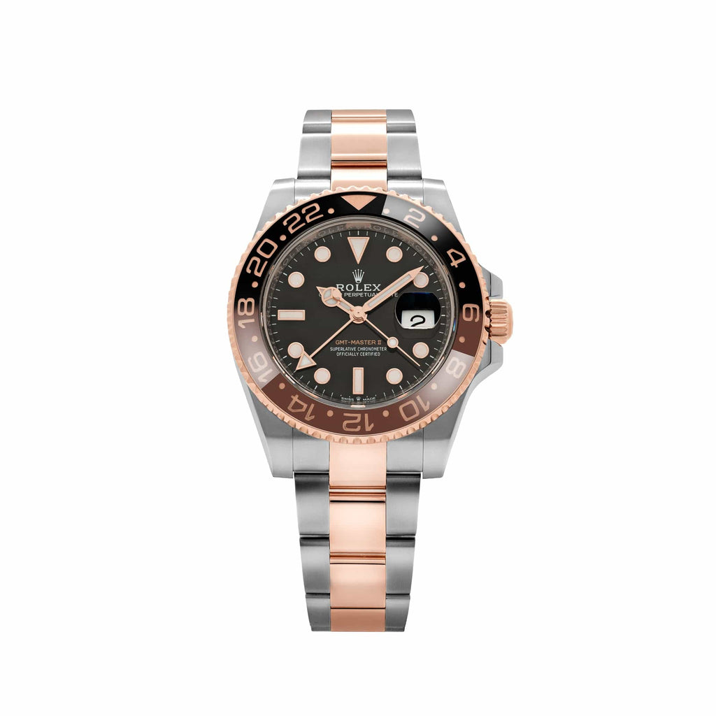 Rolex GMT Master || Two Tone Black Dial Japanese Automatic