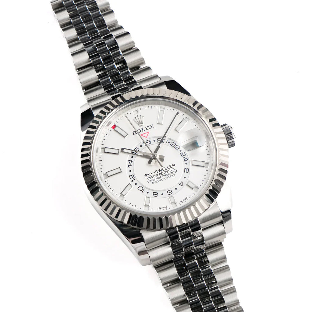 Dweller Stainless Steel White Dial Jubilee