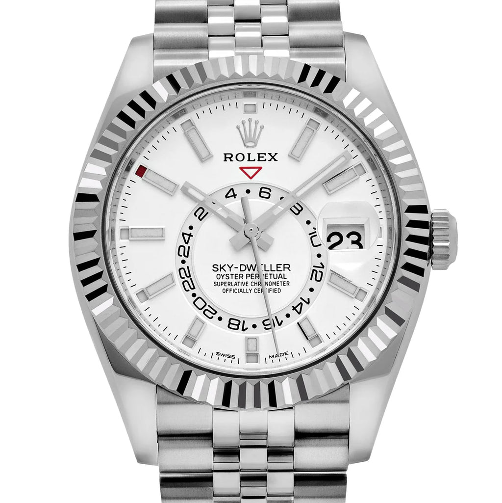 Dweller Stainless Steel White Dial Jubilee