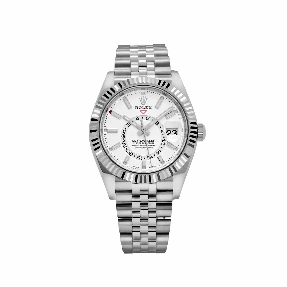 Dweller Stainless Steel White Dial Jubilee