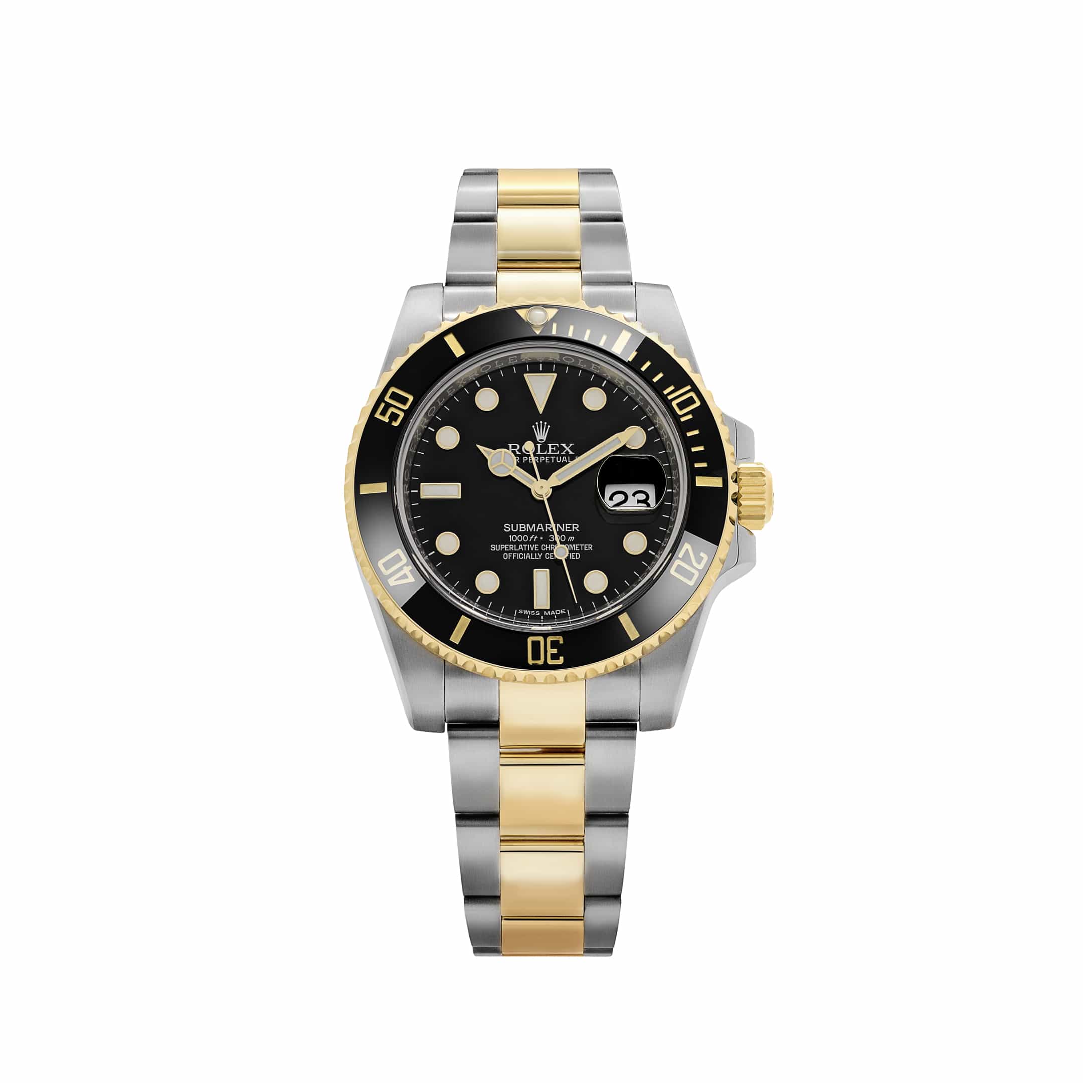 SUBMARINER DATE NOIR/JAUNE