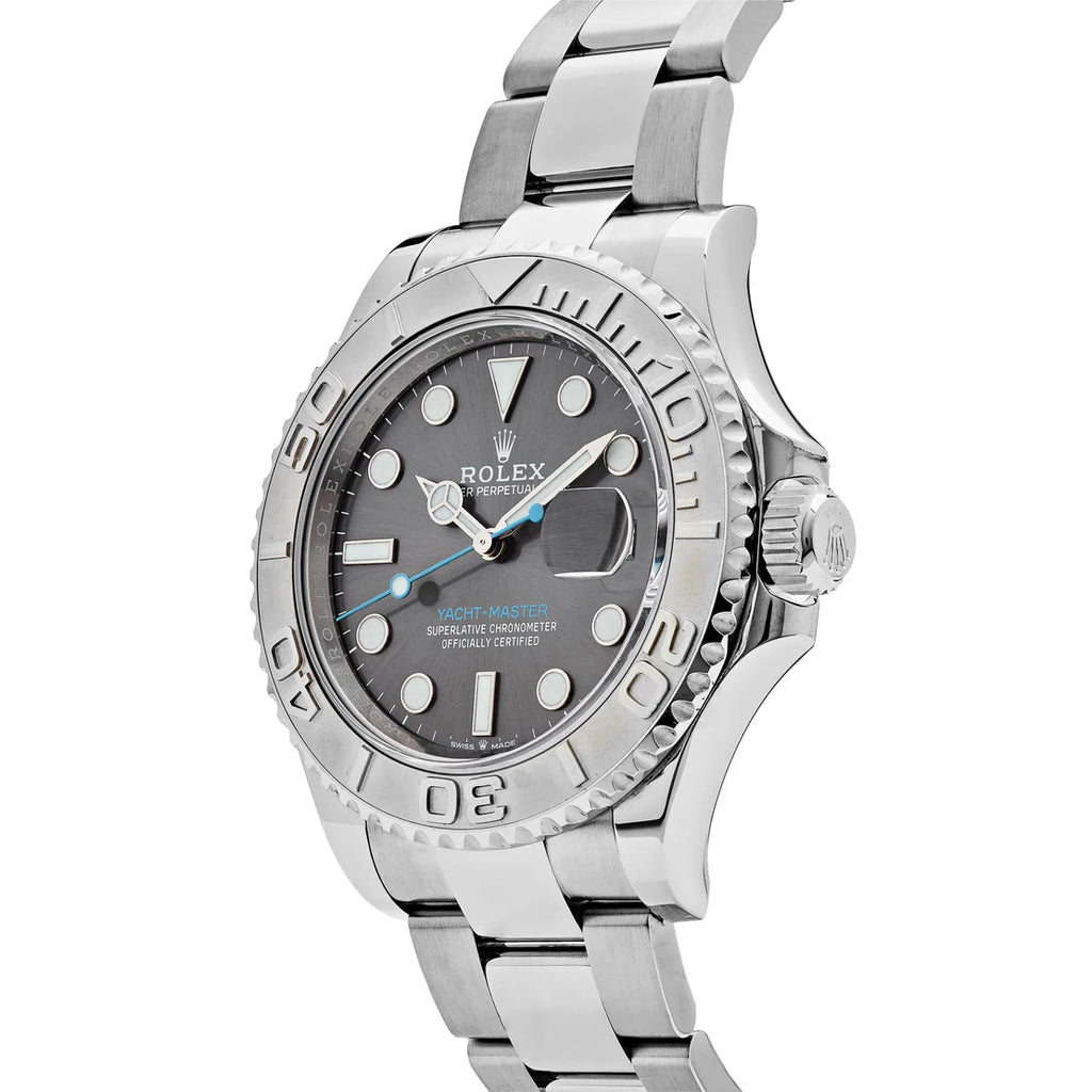 Yacht-Master  Stainless Steel Platinum Rhodium Dial