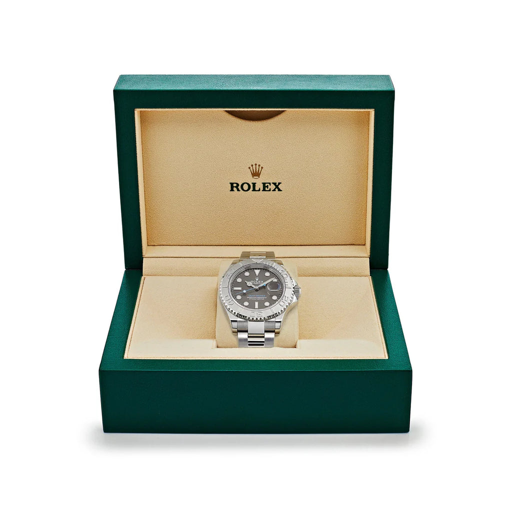 Yacht-Master  Stainless Steel Platinum Rhodium Dial