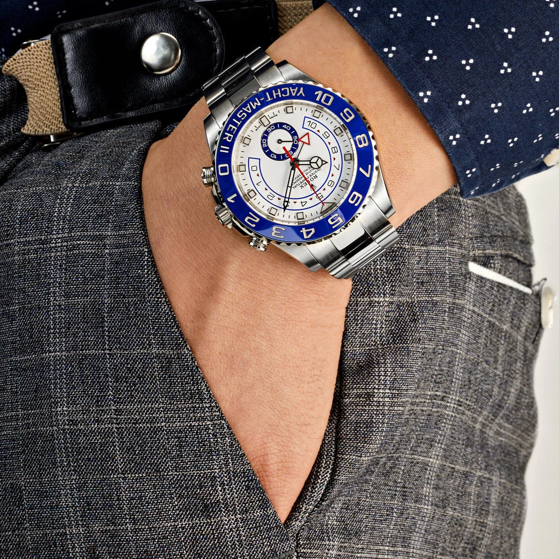 Yacht-Master II Stainless Steel White Dial